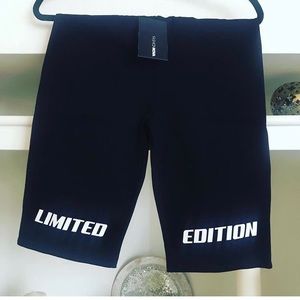 Limited edition biker shorts